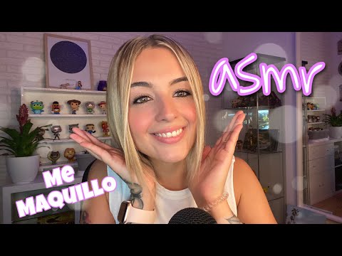 ASMR MAQUILLANDOME 💄 | Me maquillo contigo en ASMR para dormir 😴