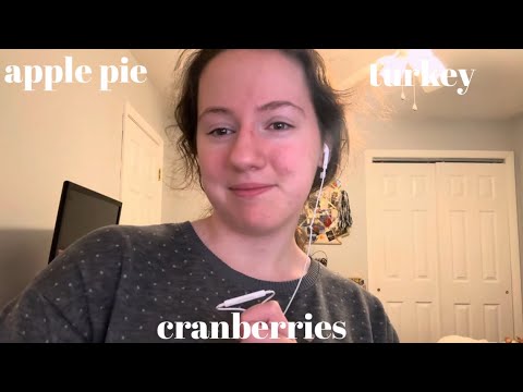 asmr | thanksgiving trigger words! 🦃