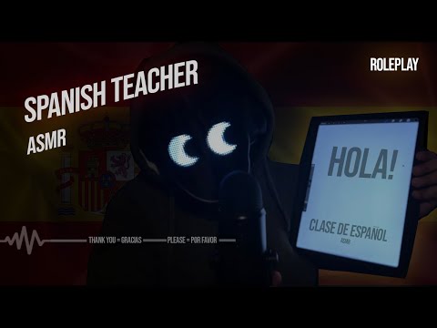 ASMR Roleplay | Teaching you Spanish (Native Speaker)