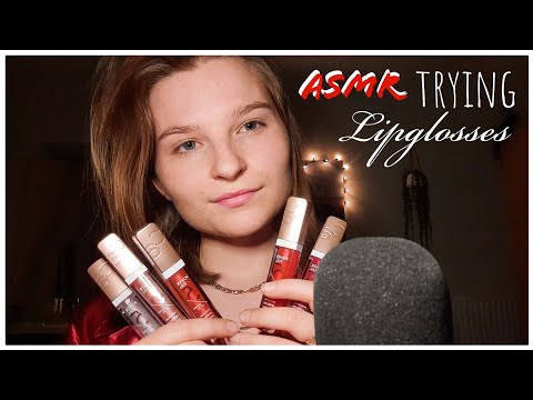 Lipgloss application (plumping, wet/sticky mouth sounds) | Praliene ASMR 🍫