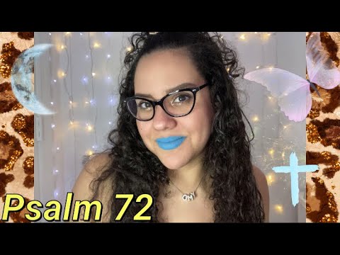 CHRISTIAN ASMR: BIBLE 📖 READING WITH OMY (Psalm 72) #124