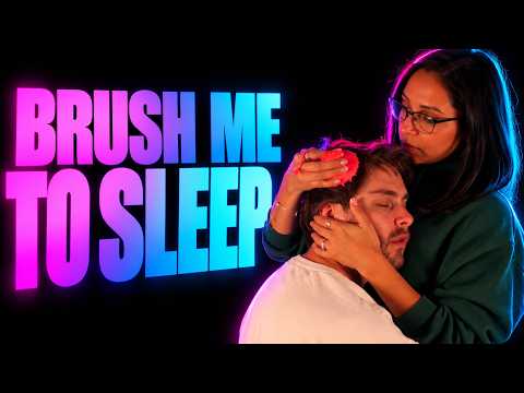 Relaxing Head & Scalp Brushing To Help You Fall Asleep (Massage ASMR)