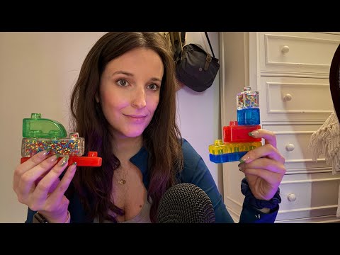 ASMR ✨ playing with jelly blox, relaxing tingly sounds