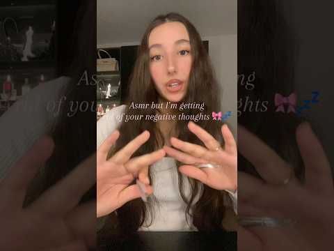 ASMR but I’m plucking all your negative energy 🎀💤 —  #asmr #slep  #girly #energy #mouthsounds