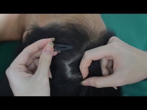 ASMR Tingly Head Scratching, Head Massage On Real Person, Relaxing Sounds For Relieve Headache