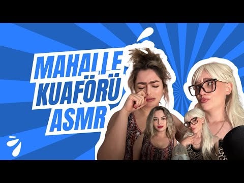 türkçe asmr | mahalle kuaförü roleplay with bestie