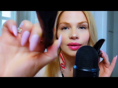 ASMR Soft. Slow. Tingles on your face 😴 (will make you fall asleep)