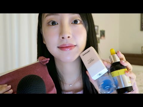 ASMR 내 오랜 메이크업 애정템 소개하기 | 왓츠인마이파우치 |What's in my pouch,Talking,Tapping