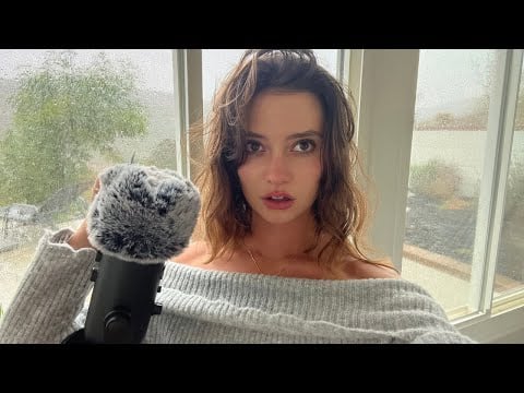 ASMR Spa During a Thunderstorm Soft Spoken Pampering & Relaxation
