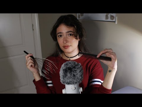 ASMR 💞 Fluffy Mic Head Massage and Scratch