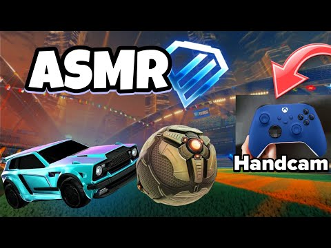 ASMR Français • Je t'endors EN RANKED SUR ROCKET LEAGUE AVEC LA HAND CAM 😴💤 (bruits de manette)