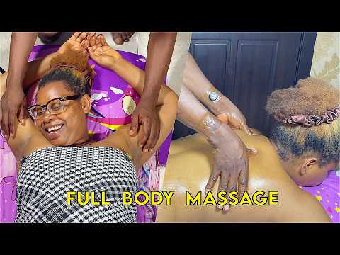 Asmr Armpit Tickling Massage with Back, Foot, Neck & Shoulder Massage  | ASMR Full Body Relaxation