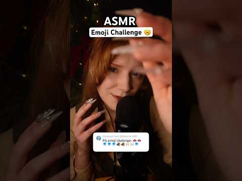 Emoji challenge ASMR 💅 Mouth sounds, teeth tapping, jellyfish 🪼