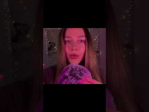 Fluffy Mic Cover #asmr #asmrfluffymic #asmrmouthsounds