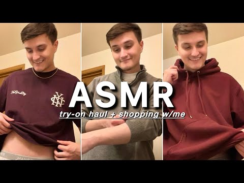 ASMR in Public | Shopping with Me and Try-On Haul