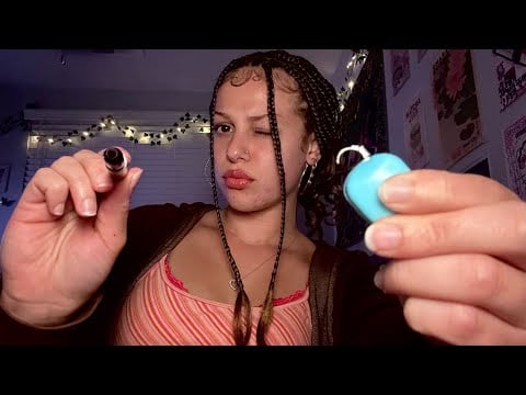 Roleplay ASMR | Mean girl gives you a nose piercing in the bathroom!? 