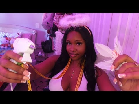 ASMR Get Fitted For Your Victoria’s Secret Angel Wings Role Play