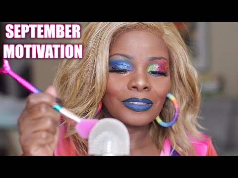 PREPARE FOR A BETTER YOU ASMR BRUSHING THE MIC | September Monthly Motivation