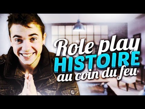 ASMR: Rôle Play Histoire au coin du feu ( Bruit de bouche + Cheminée + Chaton )