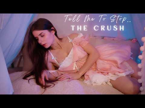 ASMR Roleplay - She Moves VERY Close To you.. (flirt, kisses) Thundery Camping Night