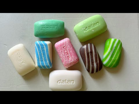 Dry Soap carving ASMR\ relaxing sounds\ No talking. Satisfying ASMR video\ Cutting soap