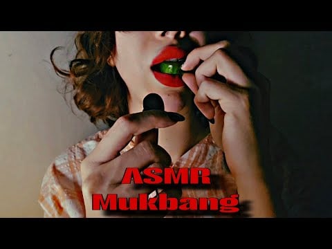 🍏 **"ASMR Eating Green Fruits | موکبانک خفن و صدای واقعی خوردن میوه‌های سبز"** #mukbang #asmr