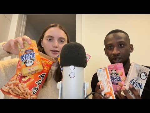 [ASMR] Trying Asian Snacks!