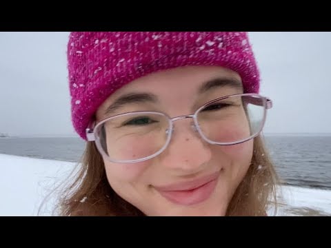 ASMR 7am snowy walk