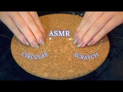 ASMR Sleepy Magic 🫧 Hypnotic Circular Scratching for Deep Sleep 😴(with BGM)