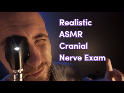 ASMR Realistic Detailed Cranial Nerve Exam