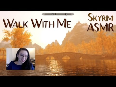 ASMR | Take an Autumn Walk With Me in Skyrim 🍂