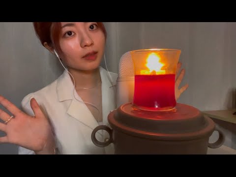 [ASMR] (Sub✔️)🕯️캔들 타는 소리와 함께 양 100마리 세기🐑 | Korean counting sheep with candle burning sound