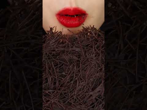 SATISFYING EATING SOUND ASMR CHOCOLATE NEST MUKBANG ASMR