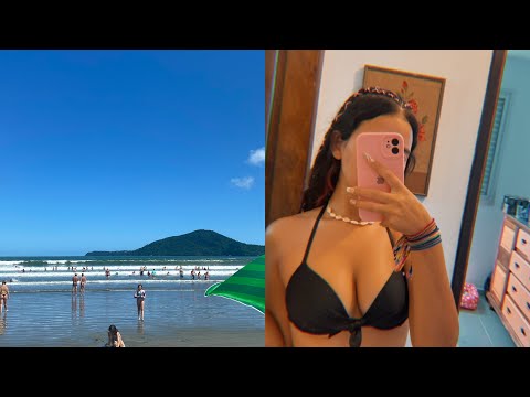 ASMR VLOG - UM DIA COMIGO NA PRAIA! 🌞