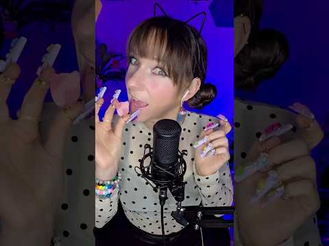 #ASMR Candy Kittens 🍓😹 Sugar Rush & Chewy Chaos #Shorts