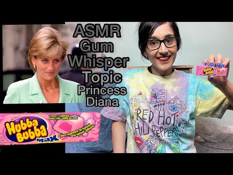 ASMR Gum Chewing Whisper ♡ True Crime Soft Spoken ❓Whispering Chewing Gum, Whispered