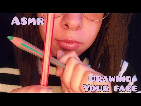 ASMR ◇ I'm drawing your face 💫