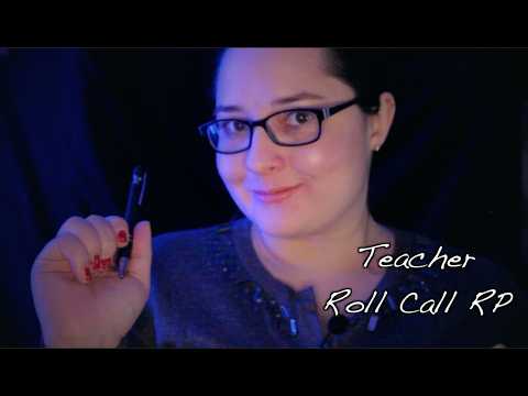 Whispered Teacher Roll Call [ASMR] Role Play