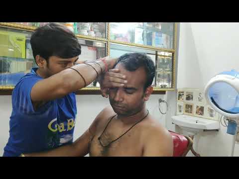 Super relaxing Indian head and upper body asmr massage