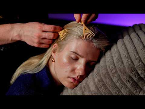 ASMR Tingle Therapy 🌙 Hair Brushing to Knock You Out (No Talking)