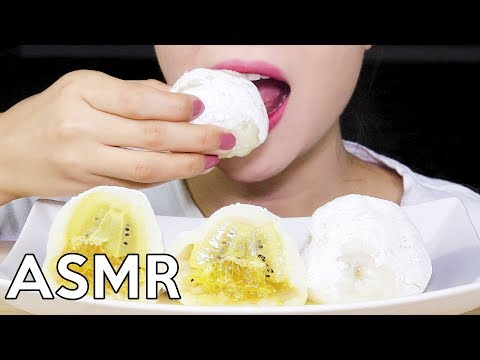 ASMR HONEYCOMB DAIFUKU MOCHI 벌집꿀 찹쌀떡 리얼사운드 먹방 Eating Sounds