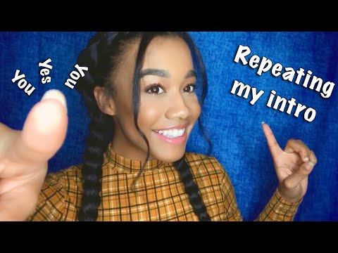 [ASMR] Repeating My Intro (ASMR repeating)(word repetition)