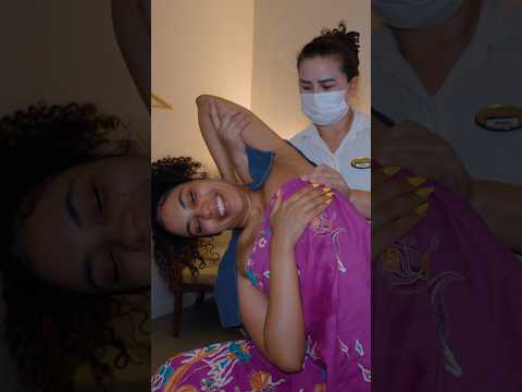 ASMR: This Made me MELT! 💆‍♀️ Thai Deep Tissue Massage #shorts