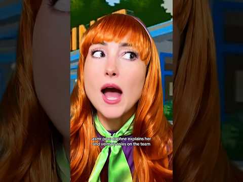 daphne explains her and velma's roles #asmr #scoobydoo