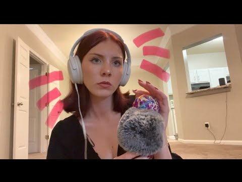 asmr chit chat and random triggers ( in my new apartment🎉)