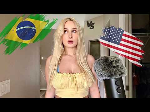 Portuguese VS English Words ASMR