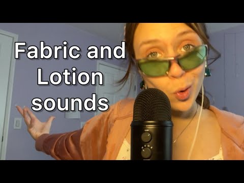 ASMR FAST AND AGGRESSIVE/ Fabric scratching and lotion hand sounds. Yapping and other random trigger