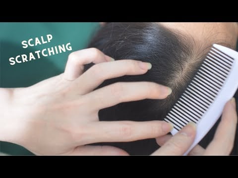 ASMR Hair Combing Sounds, Focus Hair Parting, Hair Tingling For Reduce Stress