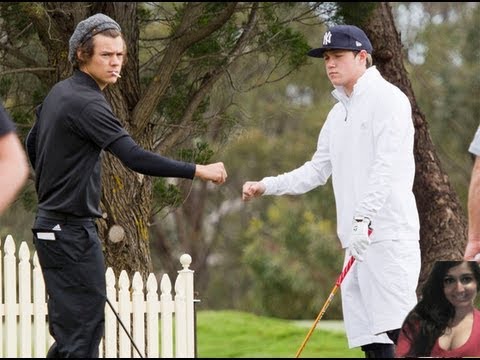 One Direction stars Harry Styles and Niall Horan play golf before start of tour  - my thoughts