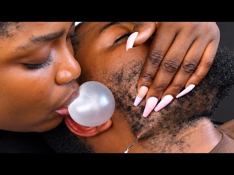 ASMR✨I Made Him Fall Asleep in 1 Minute 😴 Beard Grooming, Scratching, Shaving & Ingrown Hair Removal